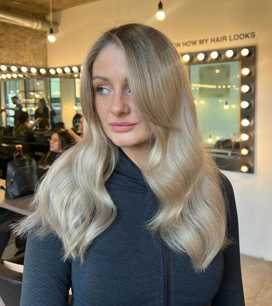 Cool Ash Blonde With Subtle Beige Highlights Cool Ash Blonde With Subtle Beige Highlights — Classy Blonde Highlights