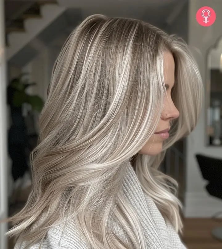 Ash Blonde Highlights On Collarbone Length Ash Blonde Highlights On Collarbone Length — Classy Blonde Highlights