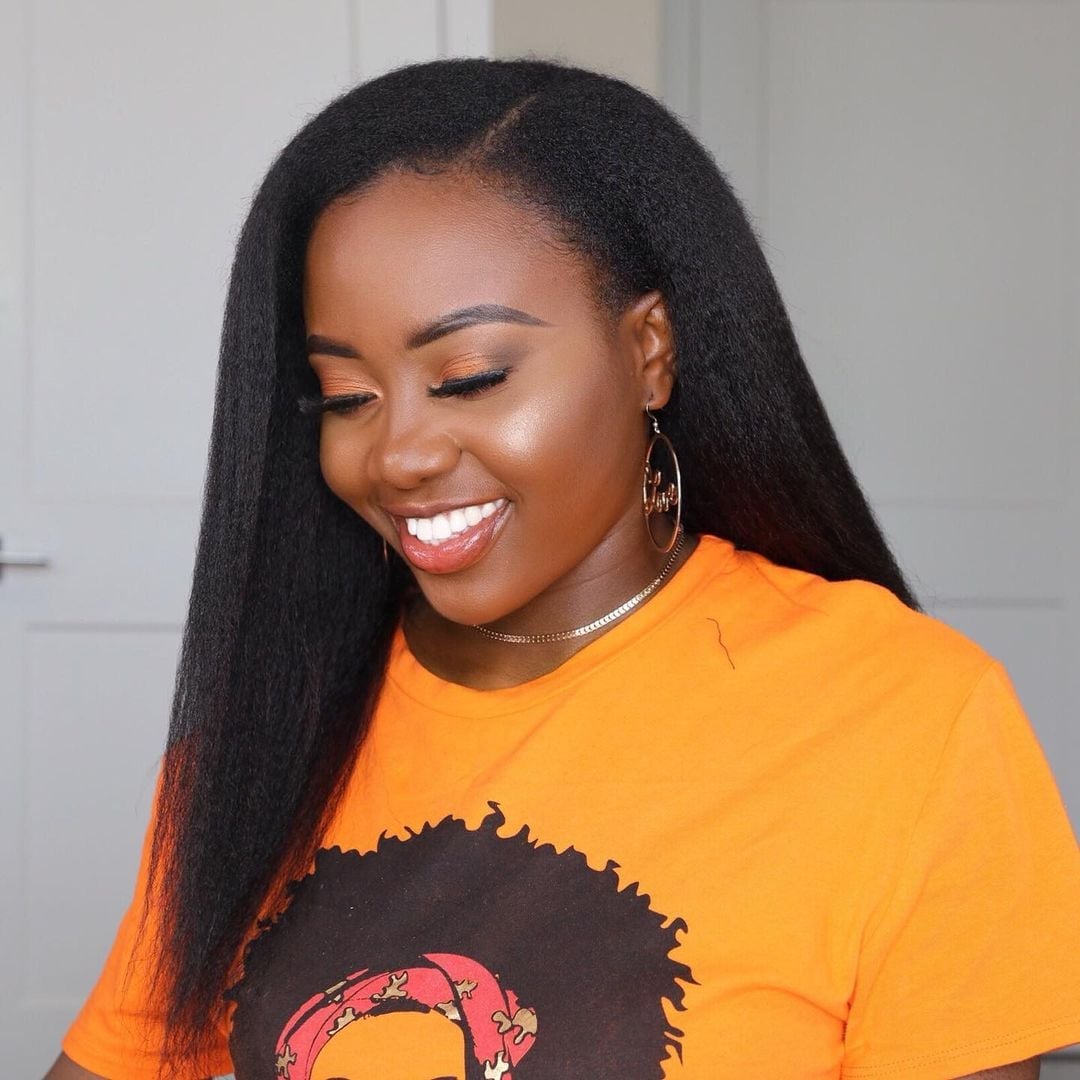 Shoulder Length Black Hair Volume Blowout — Classy Blowout Hairstyles Black Women