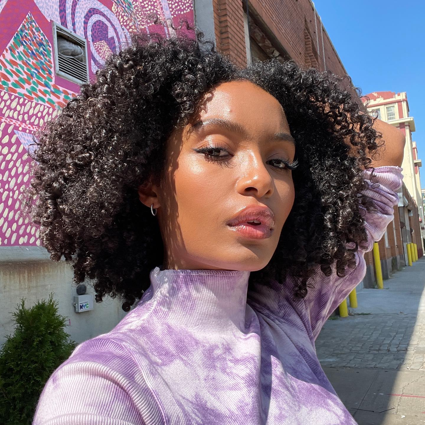 Natural Voluminous Curly Bob — Classy Bob with Curls