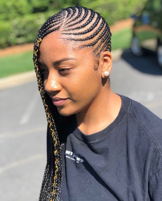 Small Braids Swept To One Side Small Braids Swept To One Side — Classy Braids to the Side