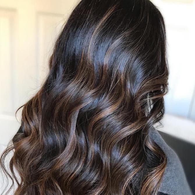Back View Mid-Back Brunette Balayage Back View Mid-Back Brunette Balayage — Classy Brunette Hair Colors