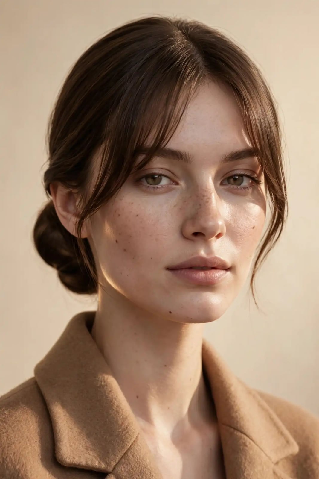 Smooth Low Bun With Wispy Bangs — Classy Bun and Bang