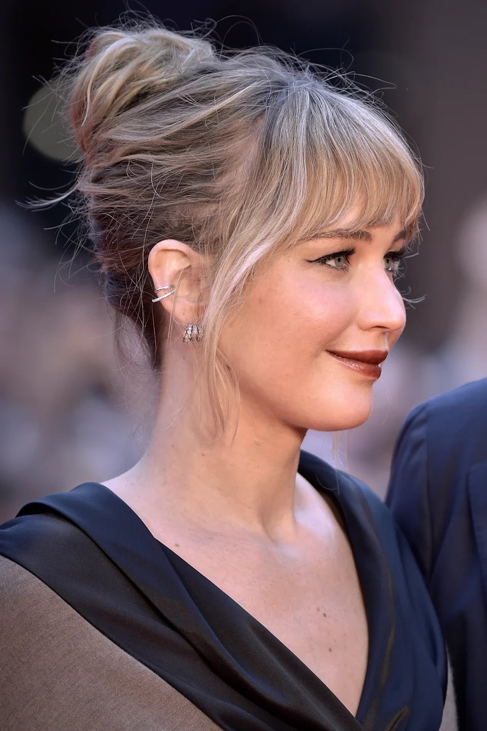 Messy Bun With Loose Wispy Bangs — Classy Bun and Bang