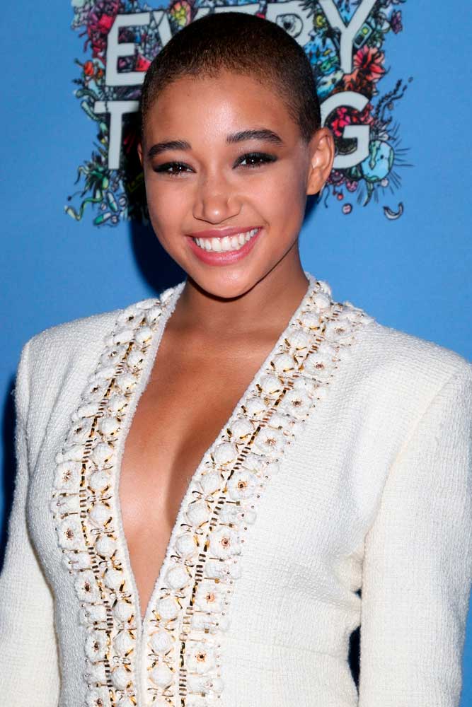 Short Buzz Cut With White Textured Jacket Short Buzz Cut With White Textured Jacket — Classy Buzz Cut