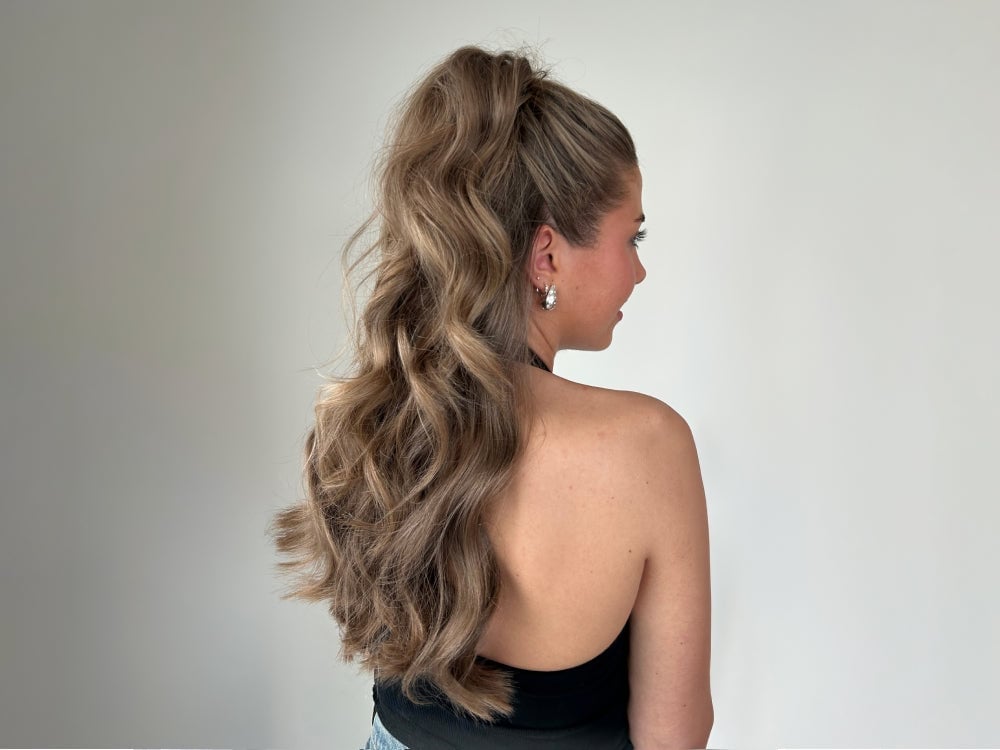 Mid-Back Updo With Face-Framing Tendrils — Classy Casual Hairstyles