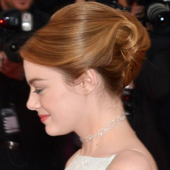 Smooth Sculpted Chignon On Reddish-Brown Hair Smooth Sculpted Chignon On Reddish-Brown Hair — Classy Casual Updo