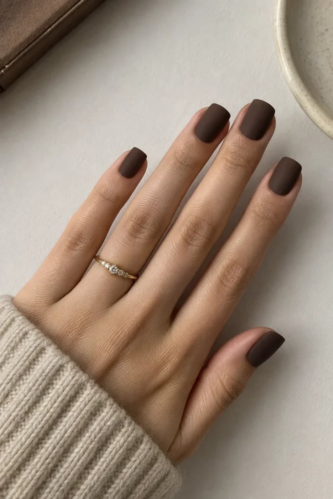 Medium Almond Polka Dot Nails Medium Almond Polka Dot Nails — Classy Chocolate Nails