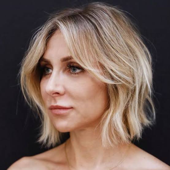 Medium Brown Bob With Side Swept Bangs — Classy Choppy Bob Haircuts