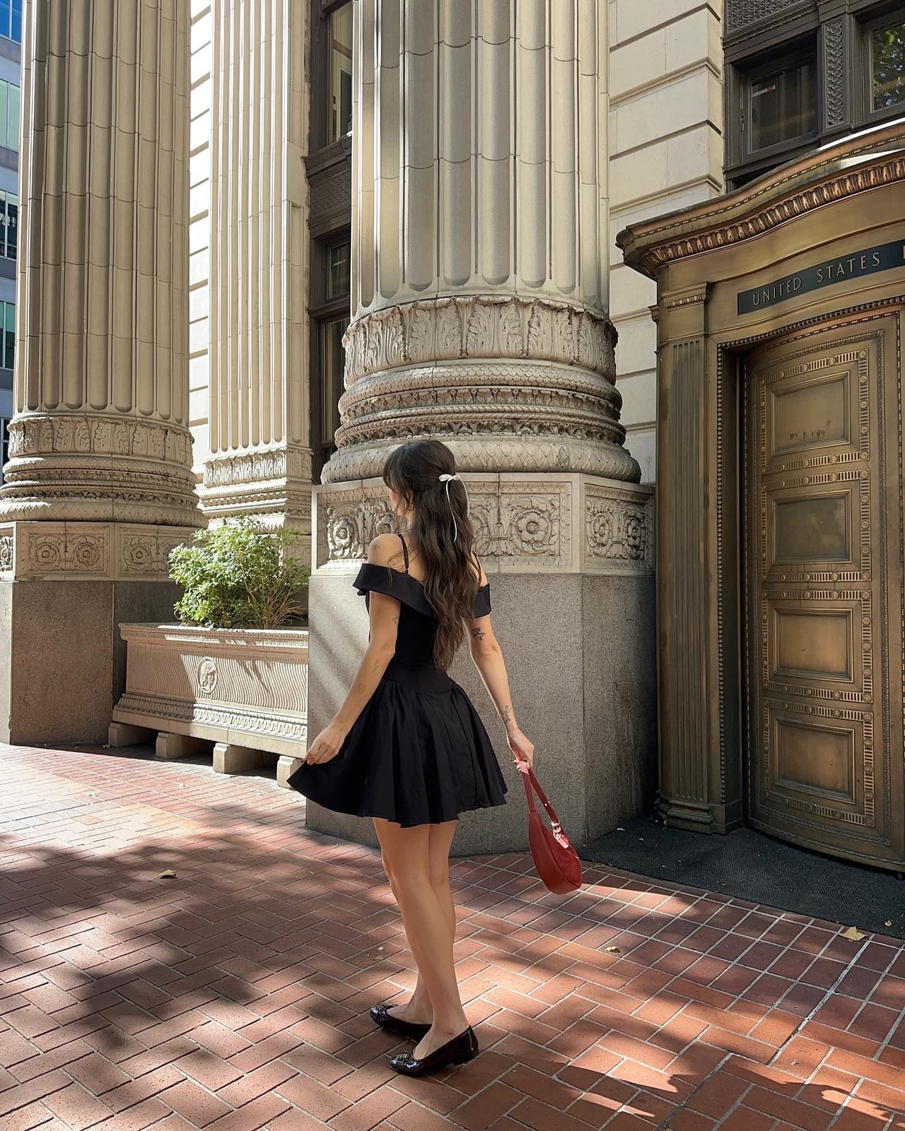 Black Off-the-Shoulder Mini Dress Black Off-the-Shoulder Mini Dress — Classy Coquette Outfits
