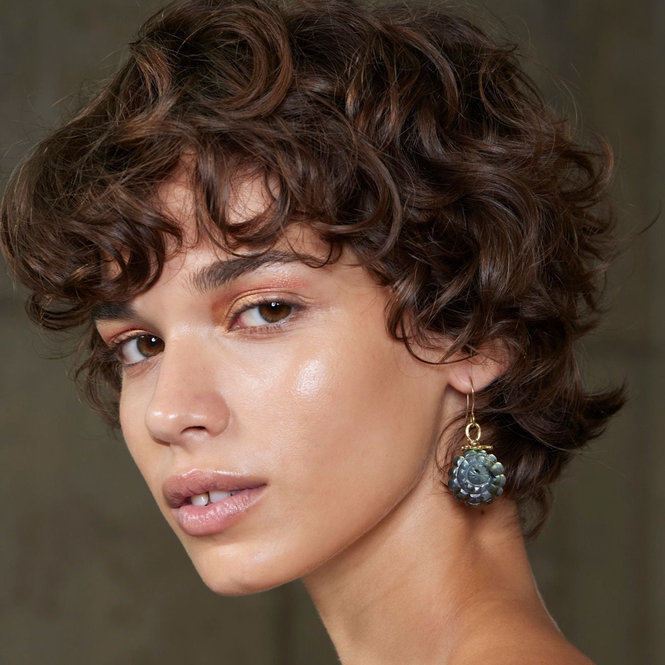 Textured Light Brown Pixie With Side Part Textured Light Brown Pixie With Side Part — Classy Curly Hair Cutting
