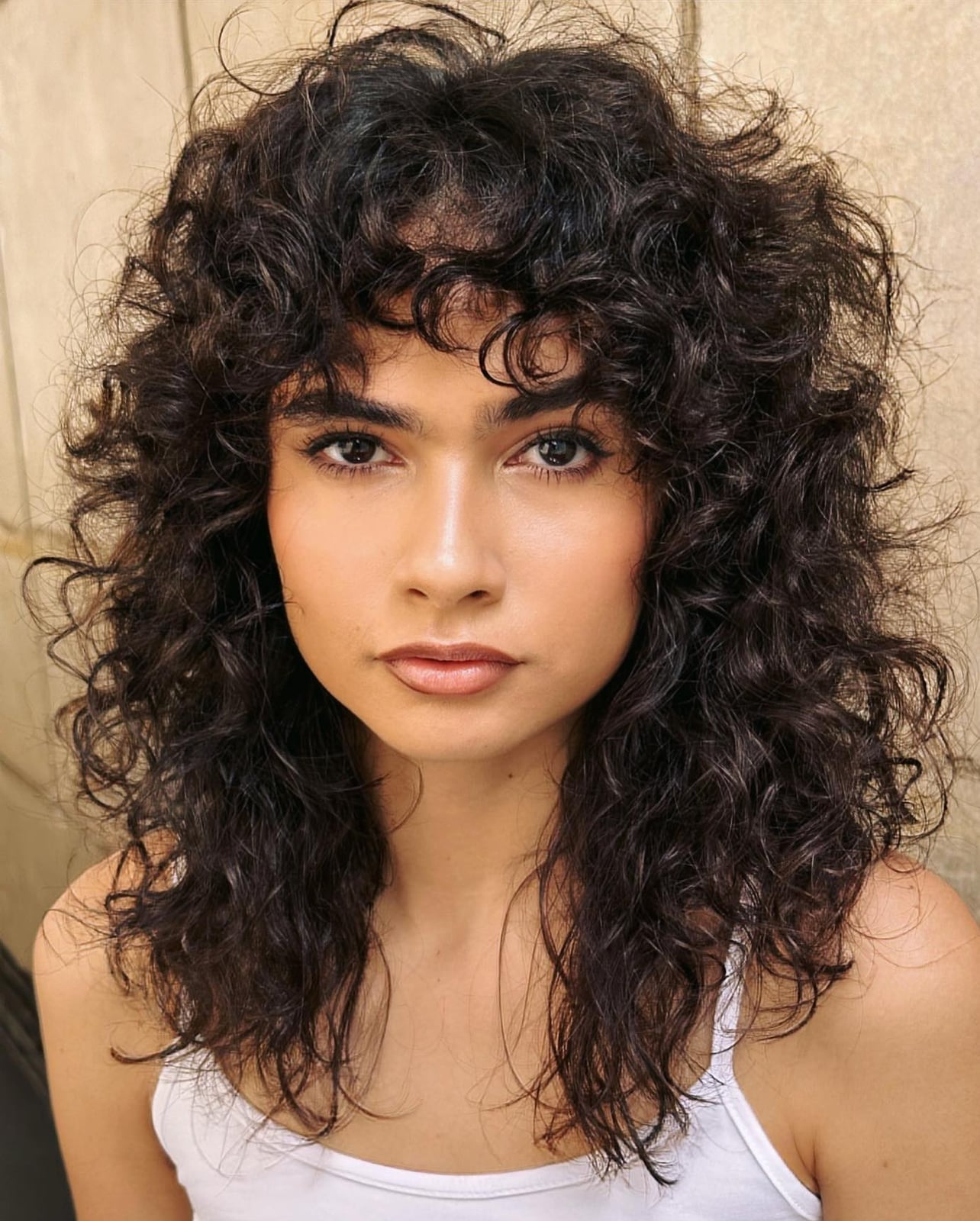Shoulder Layers With Defined Curls and Air Dried Shoulder Layers With Defined Curls and Air Dried — Classy Curly Hair Layers