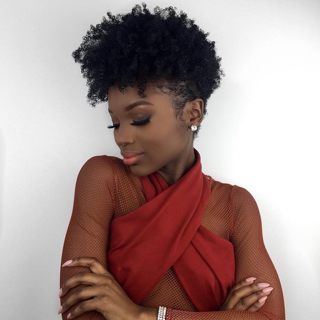 Auburn Pixie With Stacked Layers Auburn Pixie With Stacked Layers — Classy Curly Pixies