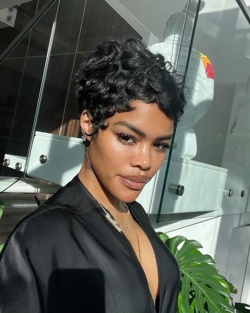 Thick Black Pixie Volume And Texture Thick Black Pixie Volume And Texture — Classy Curly Pixies