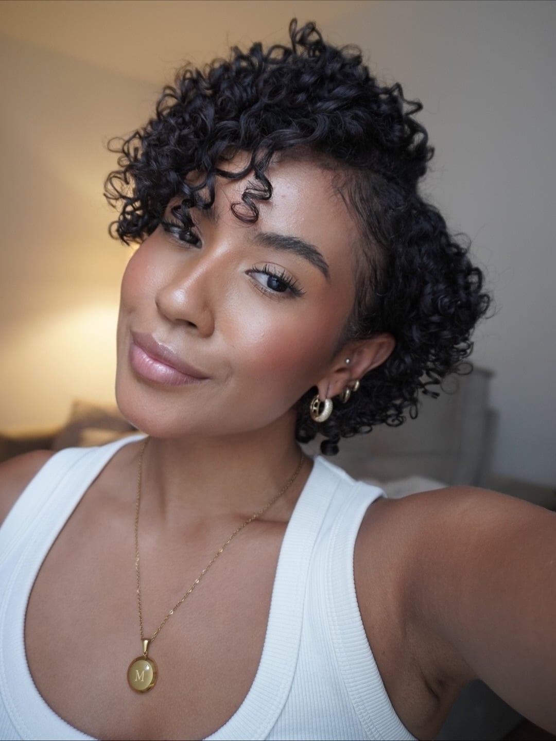 Thick Dark Brown Pixie With Side Fringe Thick Dark Brown Pixie With Side Fringe — Classy Curly Pixies