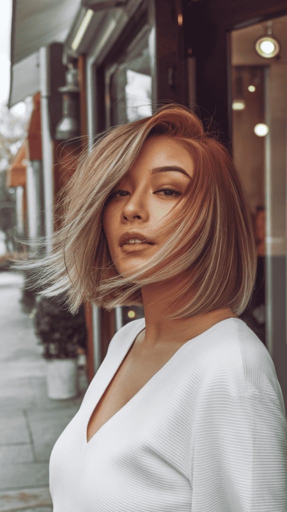 Voluminous Blonde Collarbone Bob Voluminous Blonde Collarbone Bob — Classy Cut Bob