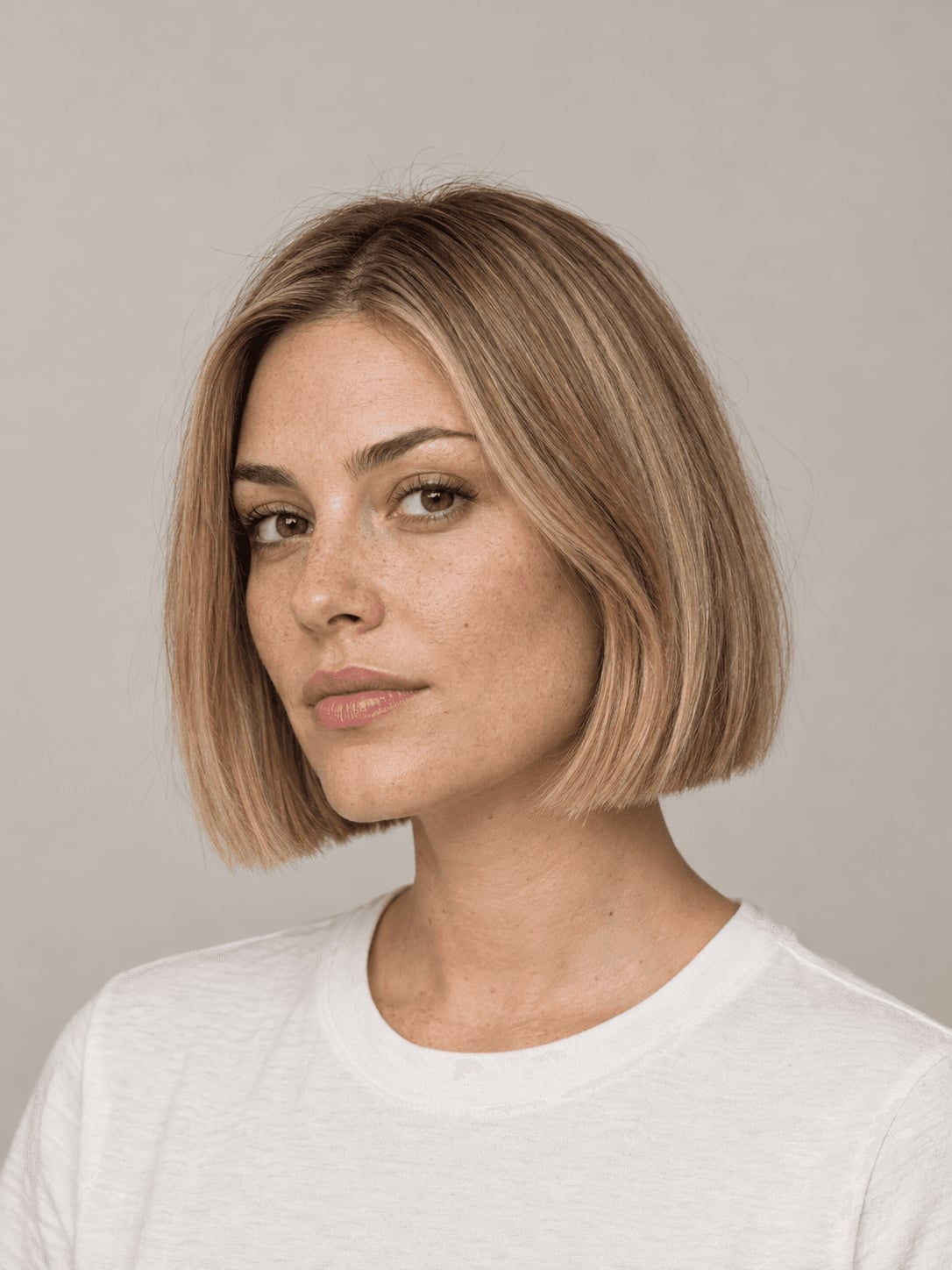 Ash Blonde Bob With Smooth Blowout Ash Blonde Bob With Smooth Blowout — Classy Cut Bob