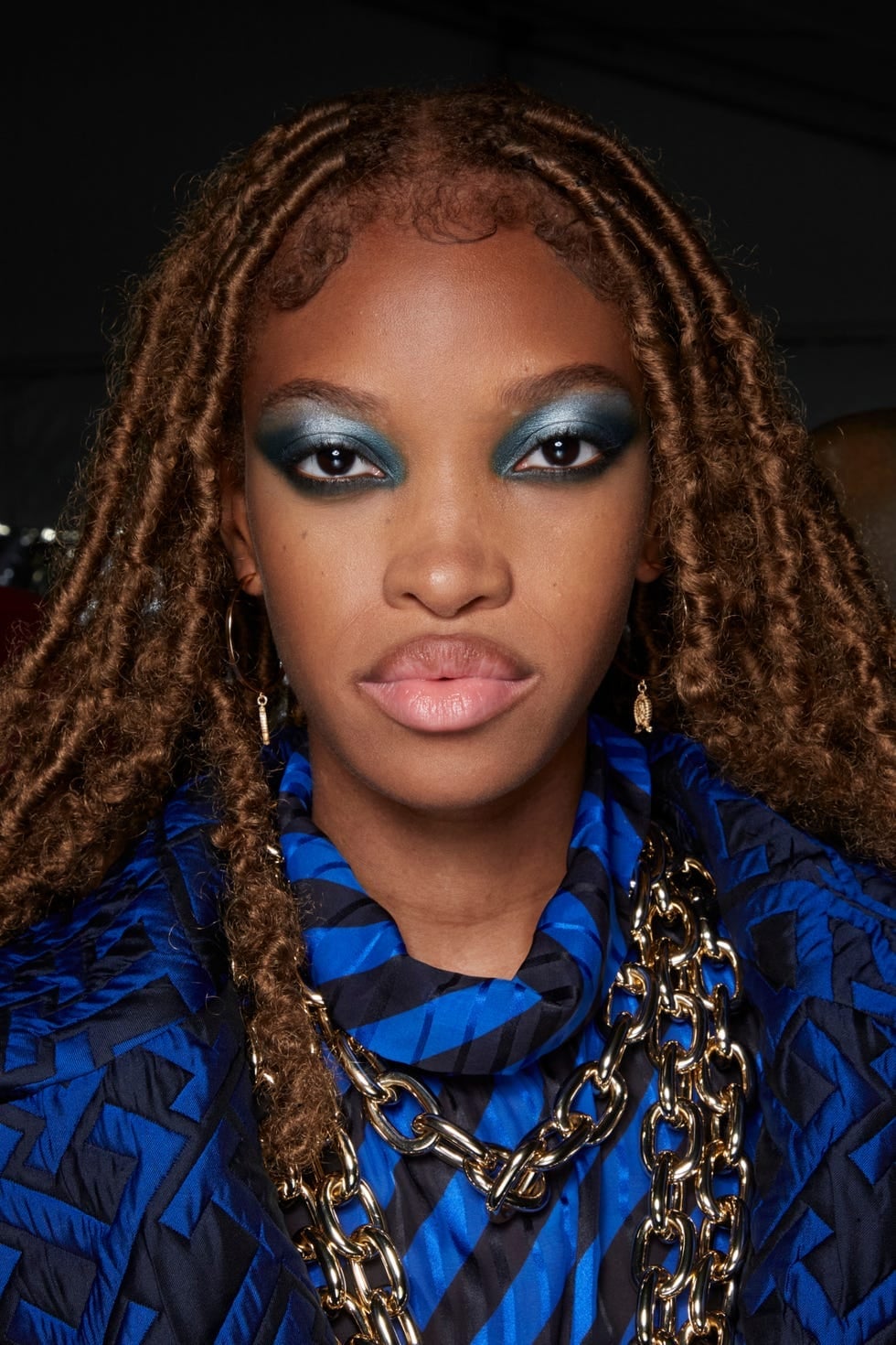 Collarbone Wavy Locs With Curtain Bangs Collarbone Wavy Locs With Curtain Bangs — Classy Down Locs