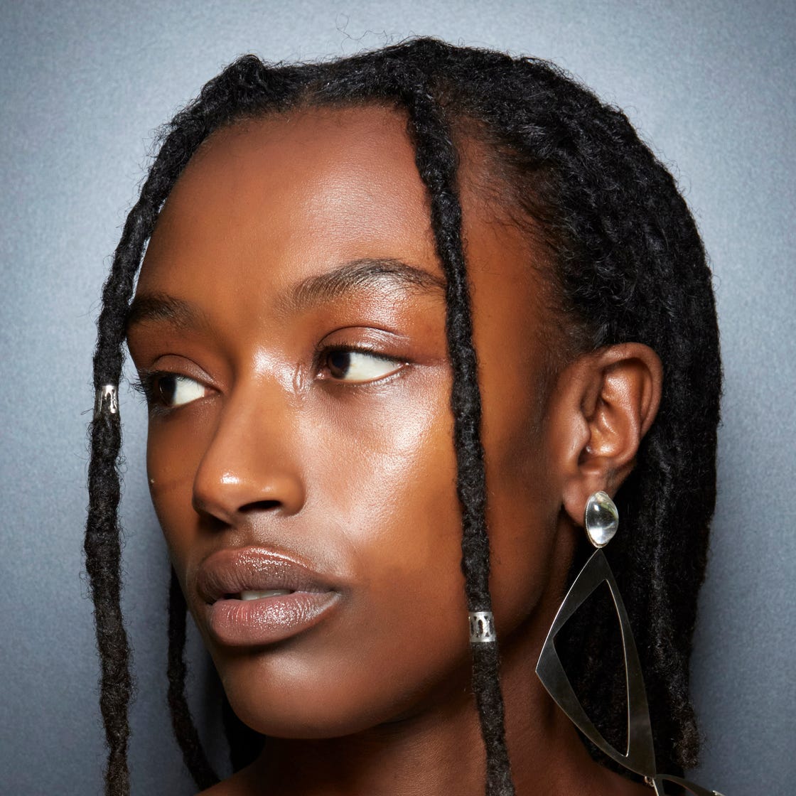Thick Black Locs Past Shoulders With Cuffs Thick Black Locs Past Shoulders With Cuffs — Classy Down Locs
