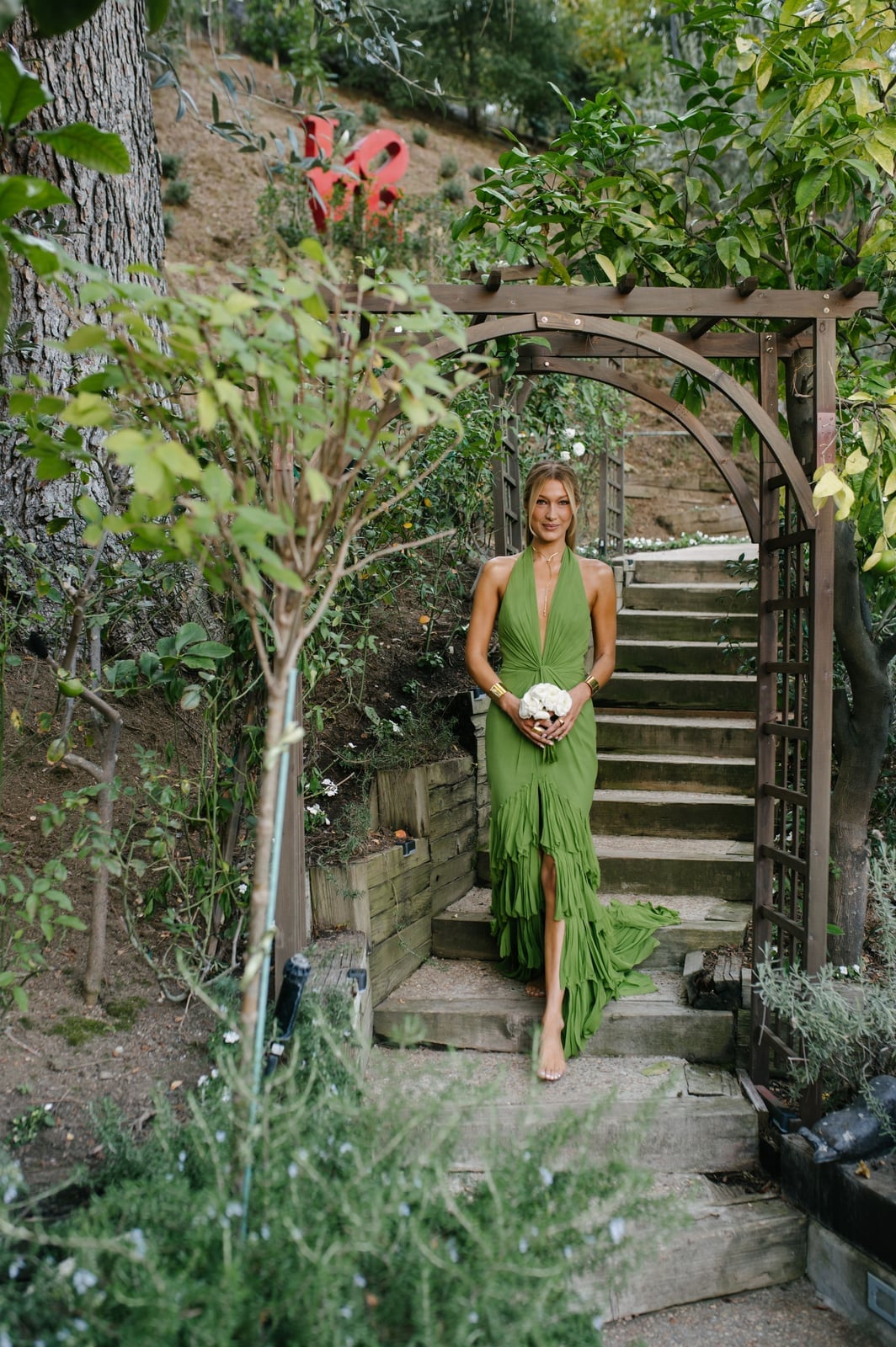 Vibrant Green Halter Neck Dress With Fringe Skirt Vibrant Green Halter Neck Dress With Fringe Skirt — Classy Dress Up Day Ideas