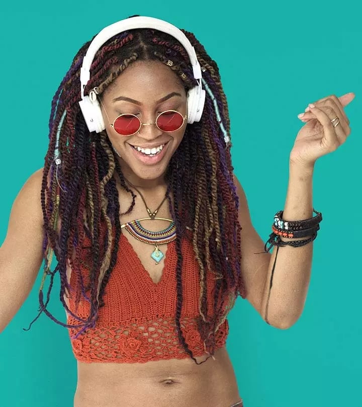 Mid-Back Multicolor Highlighted Locs — Classy Dyed Locs