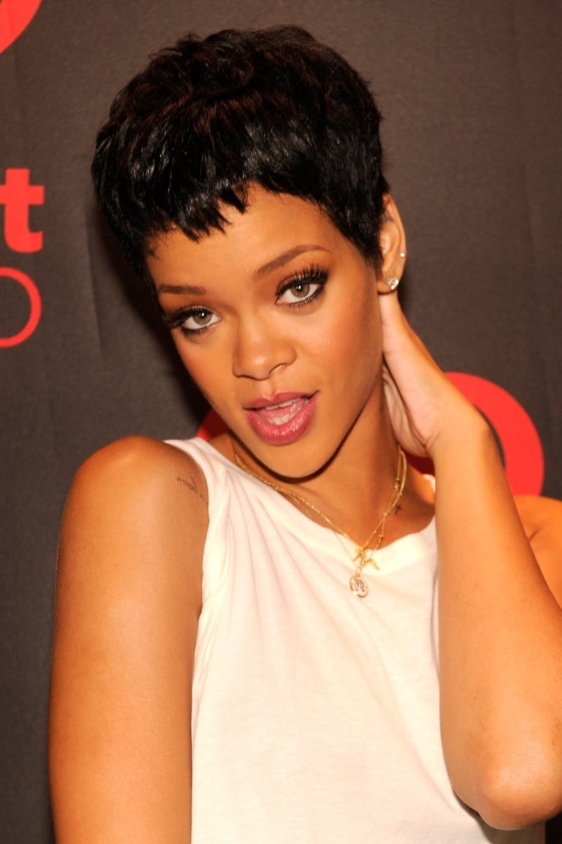 Sleek Black Pixie With Short Swept Bangs Sleek Black Pixie With Short Swept Bangs — Classy Edgy Pixie