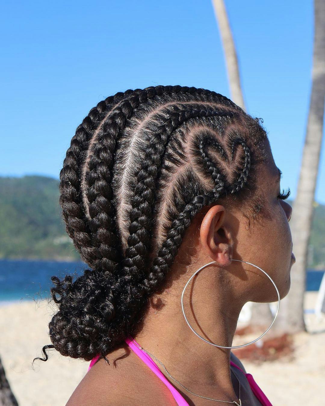 Bob-Length Feed-In Braids With Neat Hairline Bob-Length Feed-In Braids With Neat Hairline — Classy Feed in Braids Hairstyles