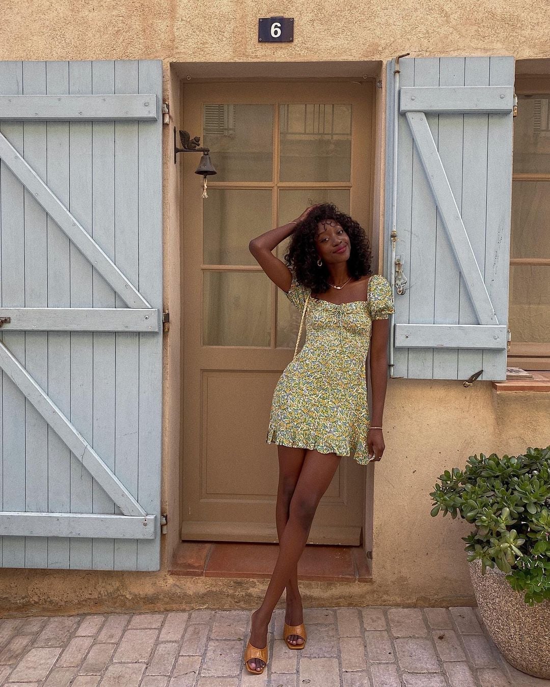 Floral Puff Sleeve Mini Dress — Classy Girly Outfits