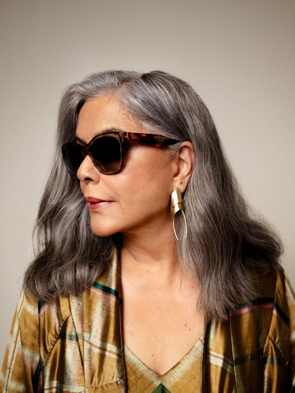 Gray Base With Lighter Gray Silver Highlights and A Healthy Shine Gray Base With Lighter Gray Silver Highlights and A Healthy Shine — Classy Grey Blending Highlights