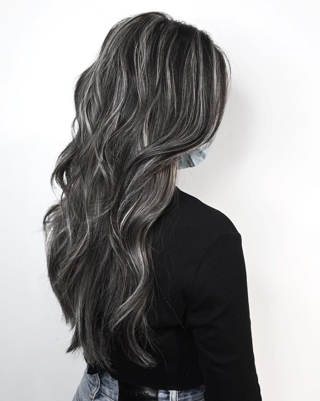 Dark Brown With Ash Blonde Highlights Dark Brown With Ash Blonde Highlights — Classy Grey Blending Highlights