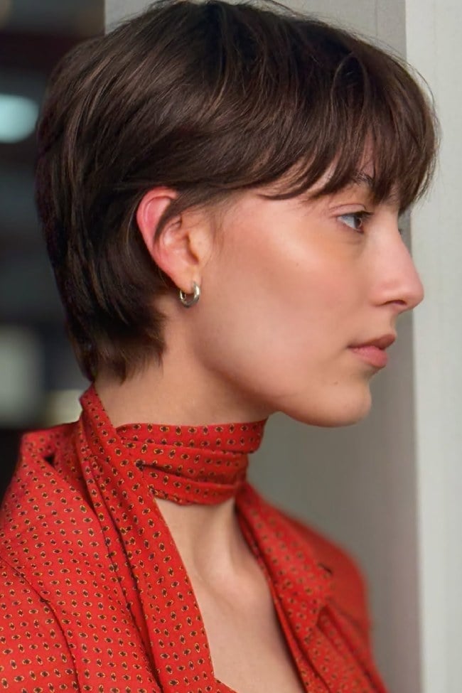 Short Layered Pixie With Side Fringe — Classy Hair Haircuts