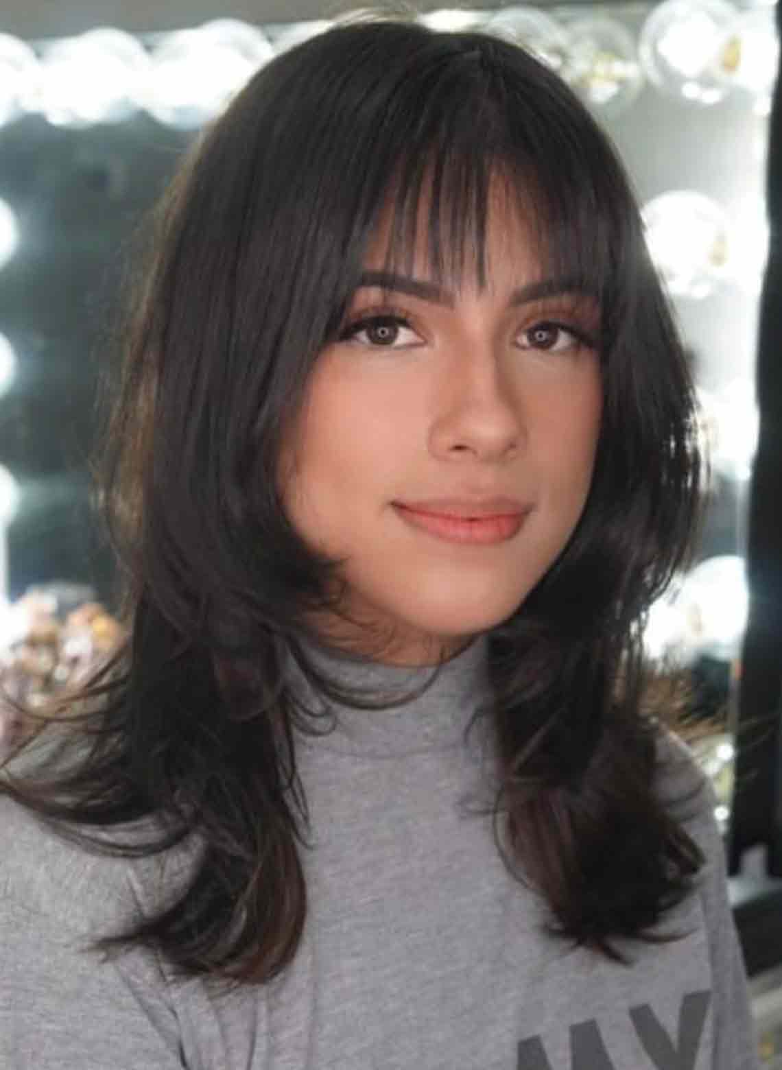 Angled Dark Brown Bob with Sleek Finish — Classy Hair Types Chart