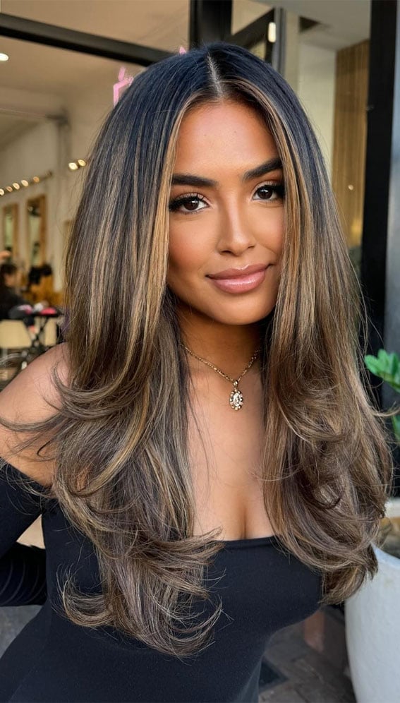 Long Layers With Face Framing Pieces Long Layers With Face Framing Pieces — Classy Haircuts for Long Hair
