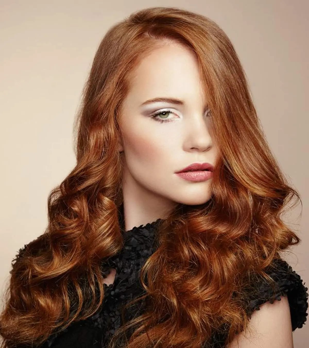 Copper Red Curls Long Layers Copper Red Curls Long Layers — Classy Haircuts for Long Hair