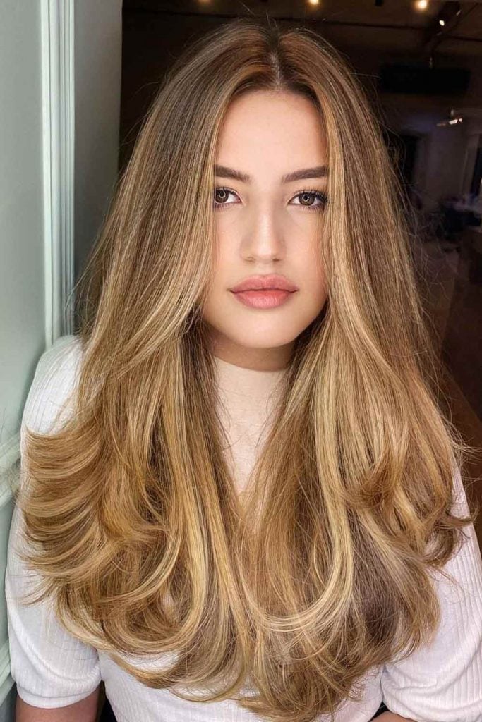 Golden Blonde Long Layers With Volume Golden Blonde Long Layers With Volume — Classy Haircuts for Long Hair