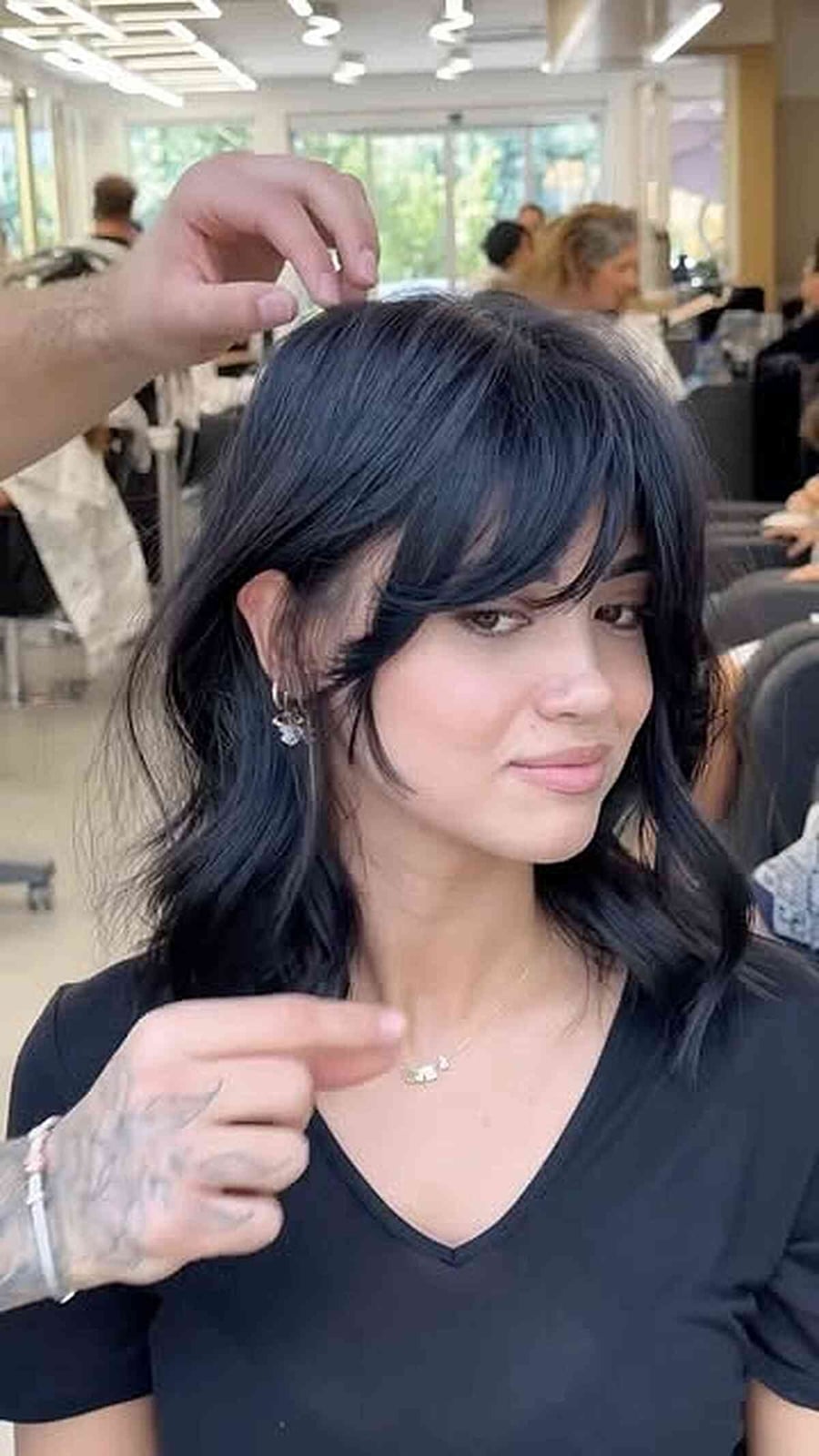 Dark Brown Shag With Textured Layers — Classy Haircuts for Medium Hair