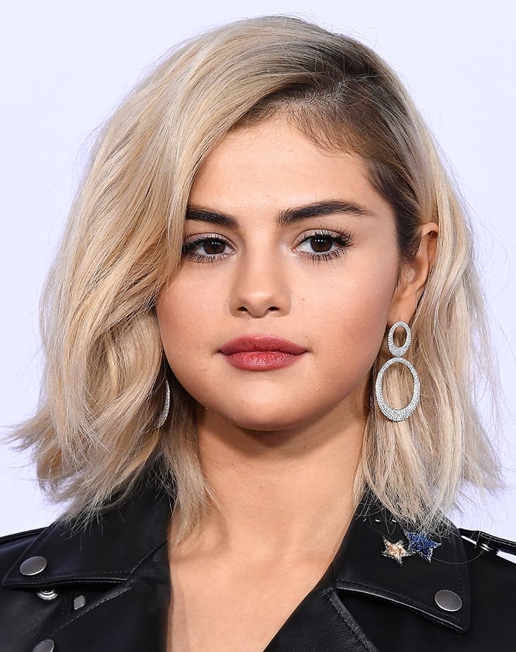 Ash Blonde Lob With Curtain Bangs — Classy Haircuts for Round Face