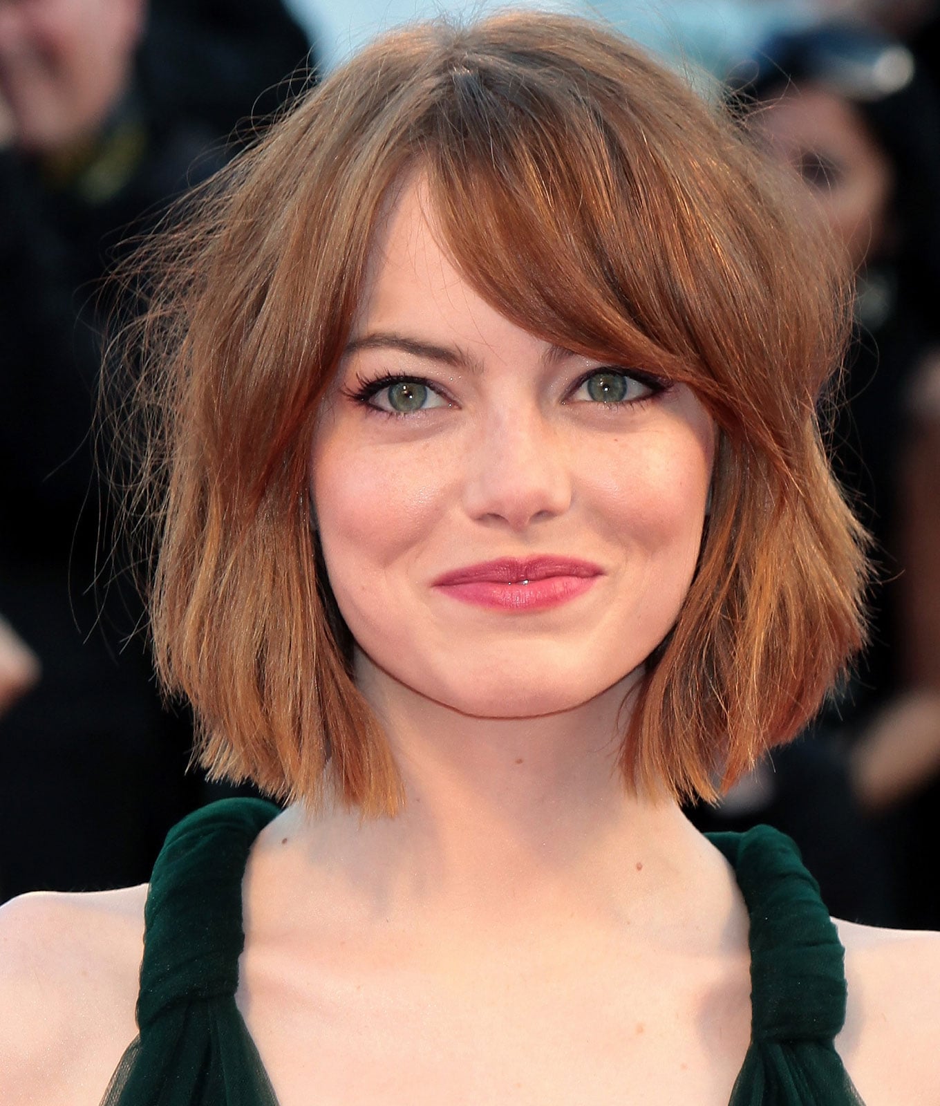 Red-Brown Shag With Face Framing Layers — Classy Haircuts for Round Face