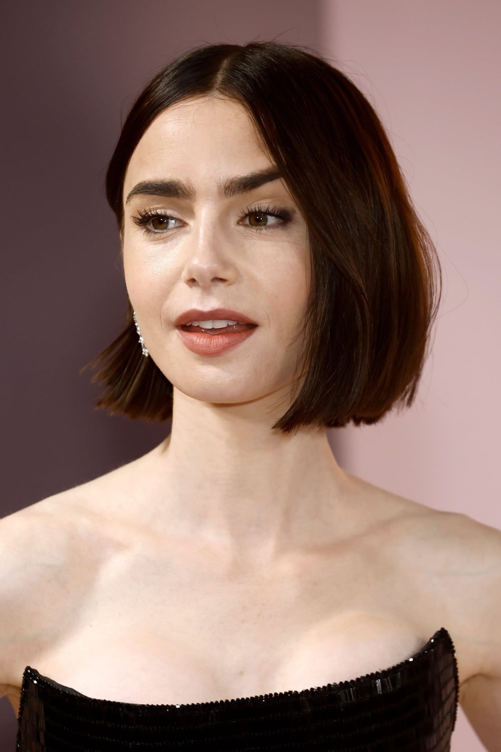 Chin-Length Bob With Smooth Blowout Chin-Length Bob With Smooth Blowout — Classy Hairstyles for Round Face
