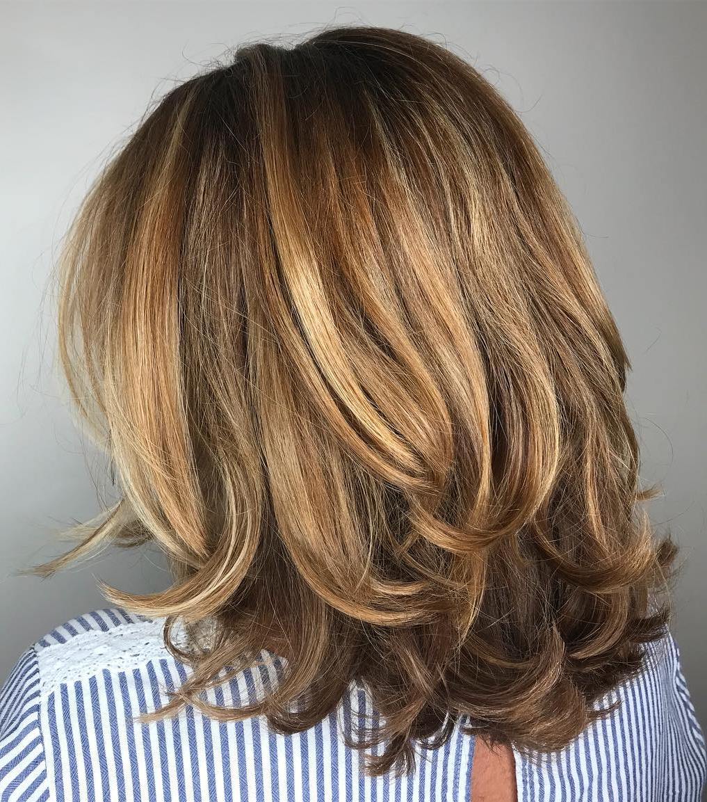 Shoulder Length Layered Waves — Classy Hairstyles for Women over 50