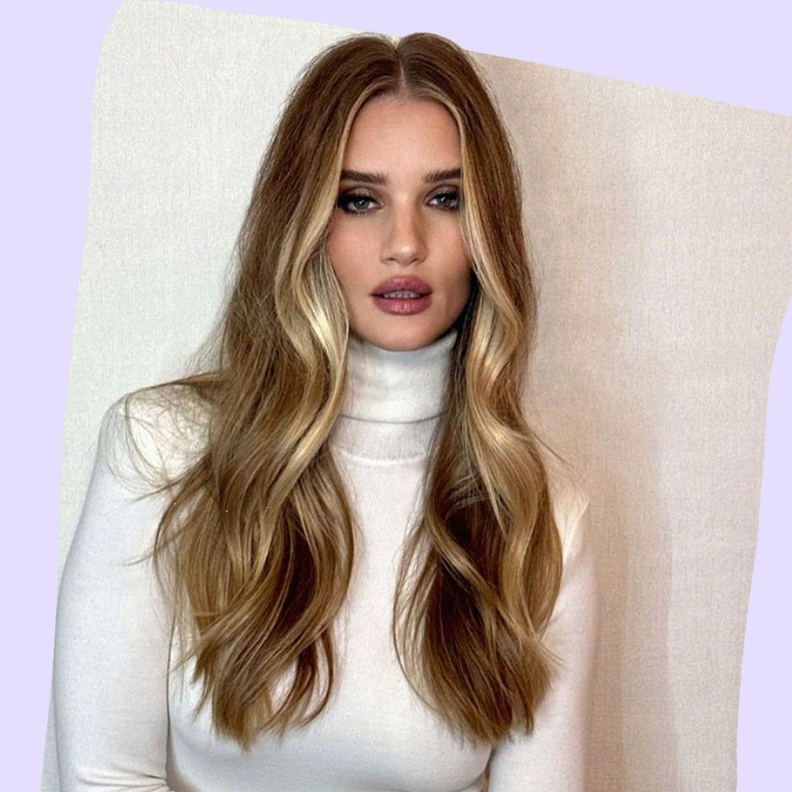 Mid-Back Honey Blonde Balayage With Curtain Bangs, Layers Mid-Back Honey Blonde Balayage With Curtain Bangs, Layers — Classy Honey Blonde