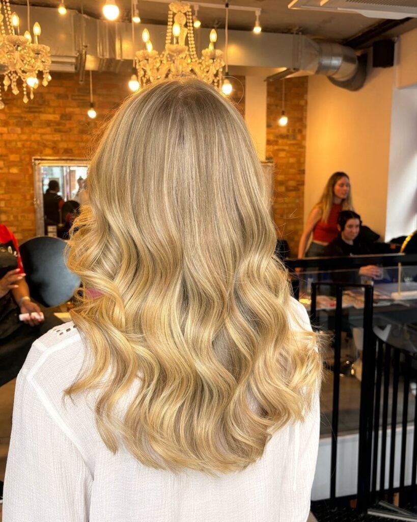 Mid-Back Honey Blonde With Natural Highlights — Classy Honey Blonde Highlights