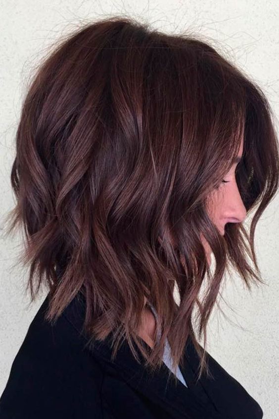 Wavy Collarbone Length Inverted Bob Wavy Collarbone Length Inverted Bob — Classy Inverted Bob
