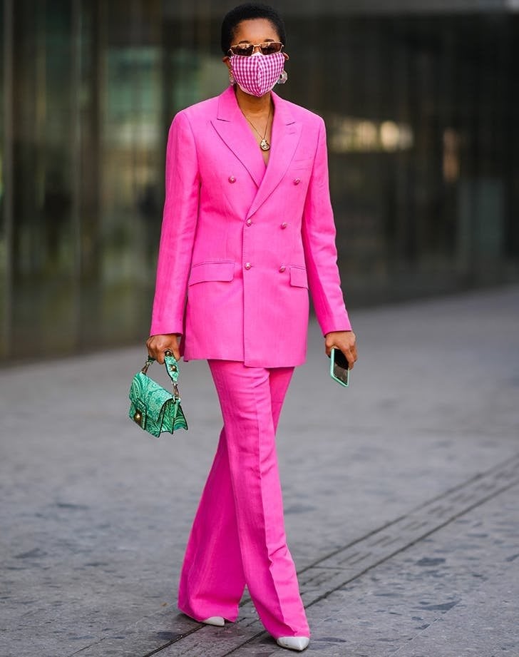 Hot Pink Linen-Like Suit — Classy Italian Style