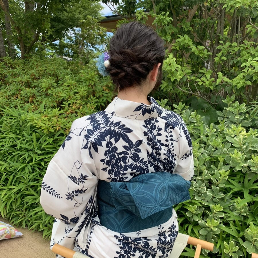 Intricate Braided Updo With Floral Accent Intricate Braided Updo With Floral Accent — Classy Japan Hairstyles