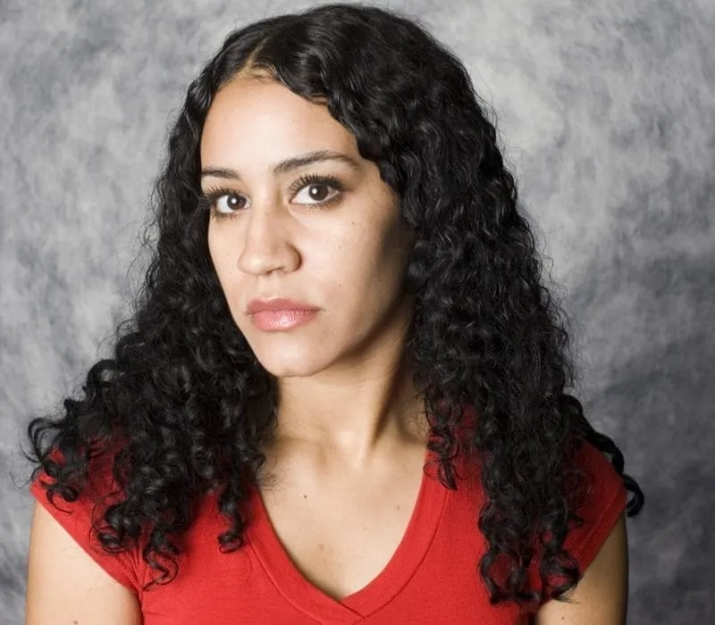 Defined Mid-Back Curls Air Dried — Classy Latina Hairstyles