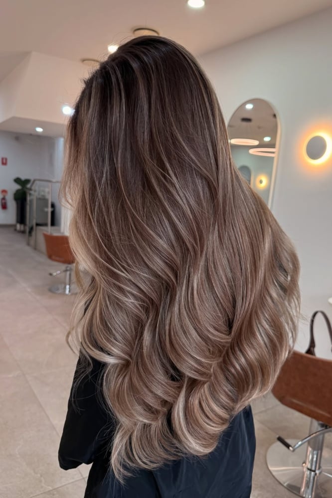 Long Hair With Subtle Blonde Highlights Long Hair With Subtle Blonde Highlights — Classy Light Brown Hair with Blonde