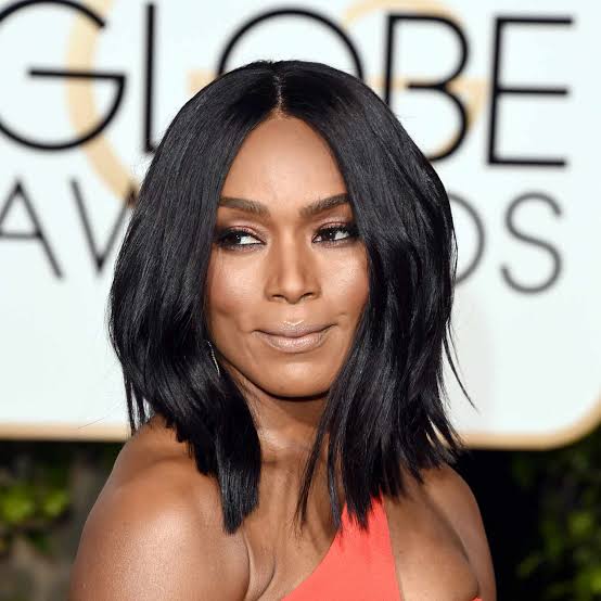 Thick Dark Brown Lob With Angled Cut Thick Dark Brown Lob With Angled Cut — Classy Long Bob