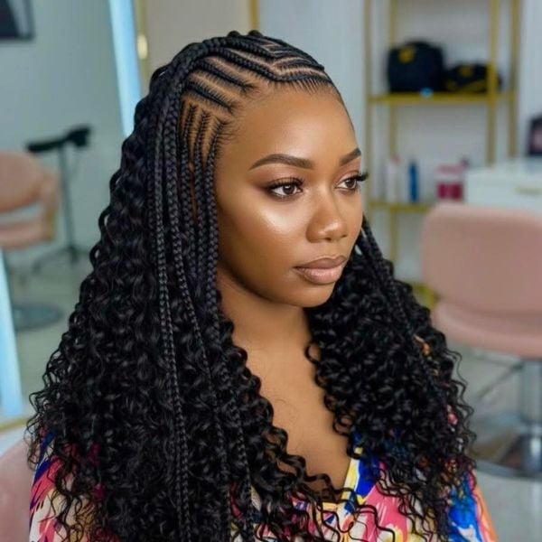 Cornrow Braids to Braided Ponytail — Classy Long Braids