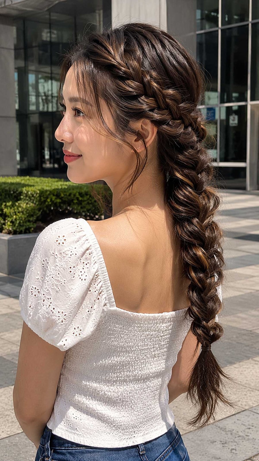 Dark Gray Box Braids — Classy Long Braids